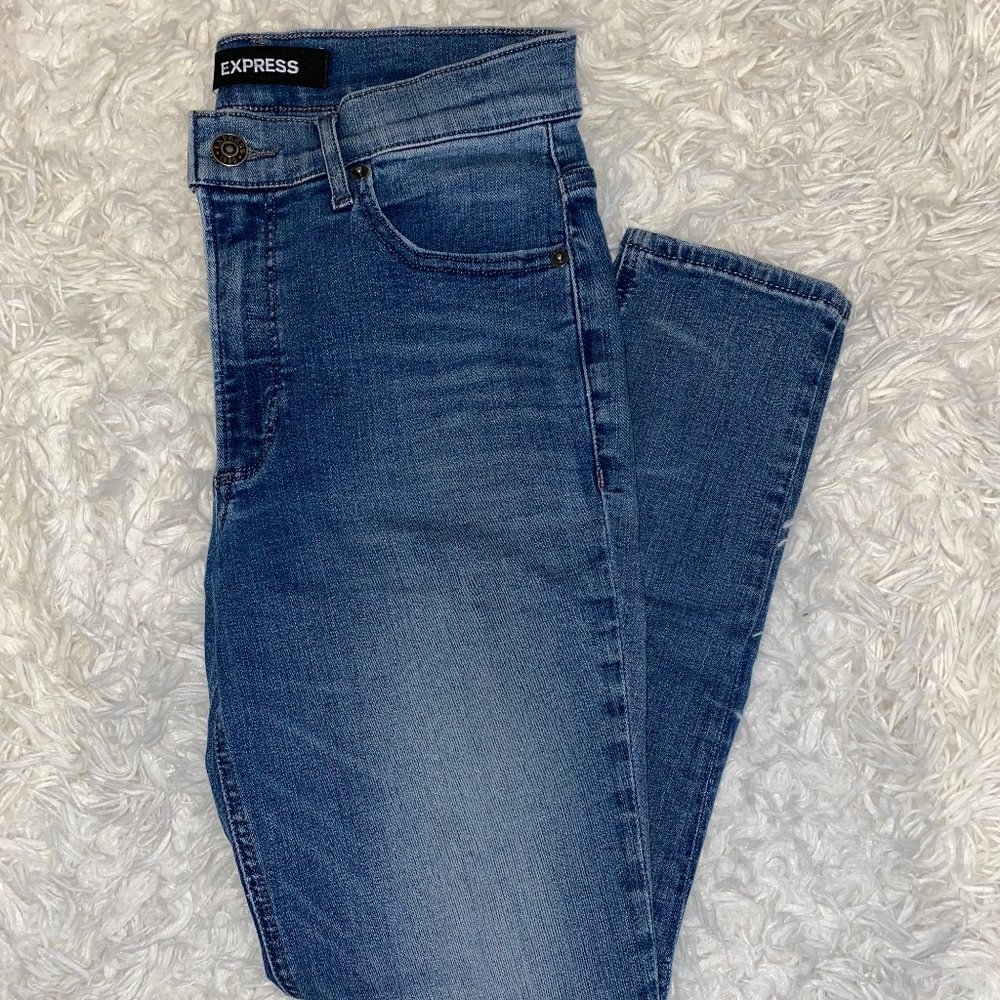 Express High Rise Jeans - Picture 2 of 2